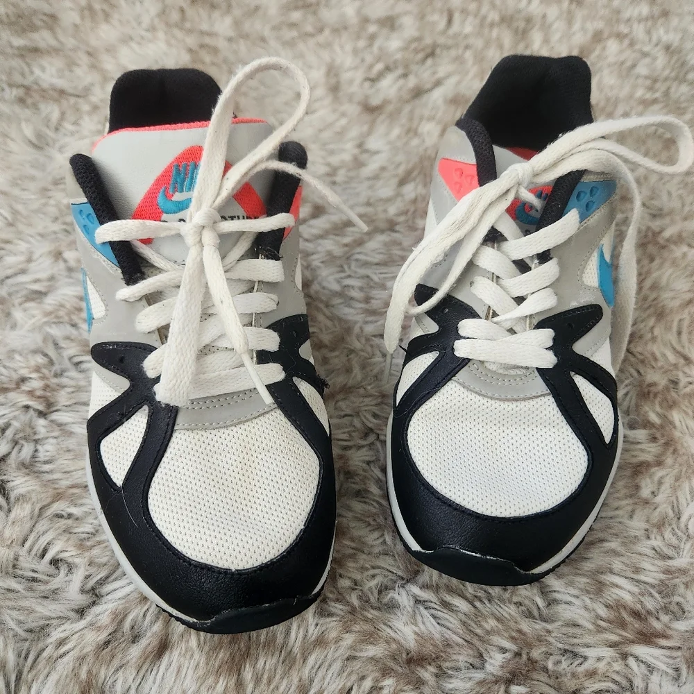 Nike Youth Air Structure White Neo Teal Sneakers‎ CW1646-100 Youth Size 5